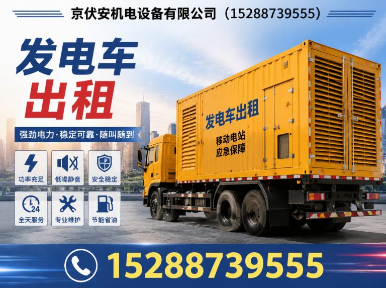 双鸭山发电车出租展示图